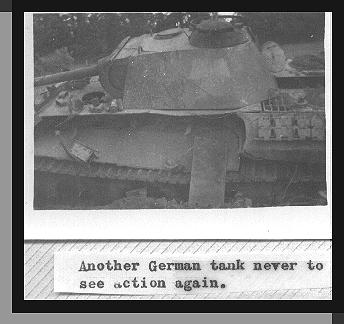 German tank by Germans