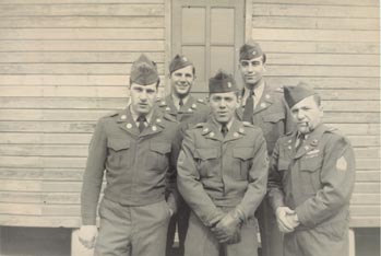 My Dad with buddies from the 192nd FA BN 43 Inf. Div. circa 1951