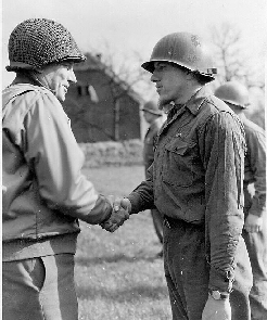 Maj. Gen. Robert C. Macon and Walter Korszniak